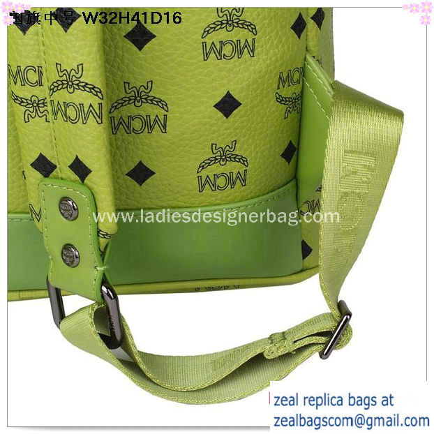 High Quality Replica MCM Medium Flag of UK Backpack MC5173 Green - Click Image to Close